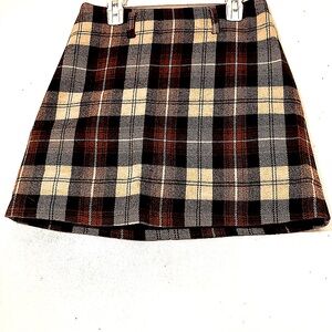 Wilfred Tan A-Line Mini Skirt for Work